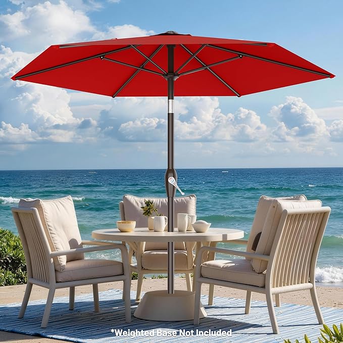 AreShark 7.5FT Patio Umbrella Table Market Umbrella - Image 6