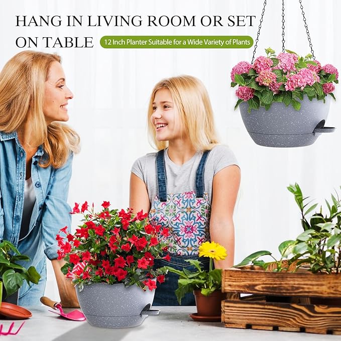 12 Inch Hanging Baskets 2 PC - Image 6