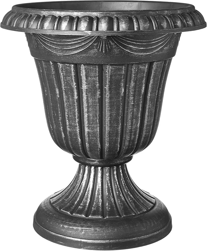 Arcadia Garden Products PL10SL Classic Traditional Plastic Urn Planter by Unknown