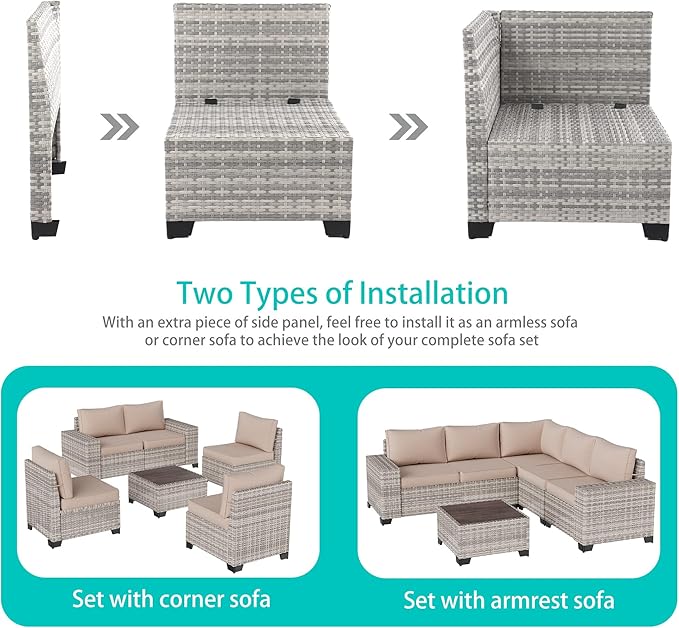 13-Piece Outdoor Patio Furniture Set - Image 4