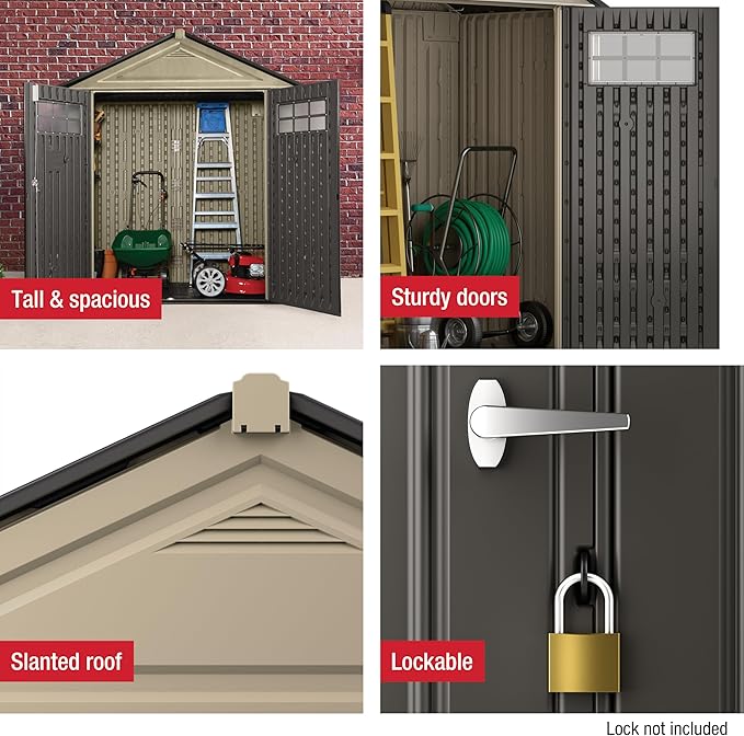 Rubbermaid Resin Outdoor Storage Shed - Image 8