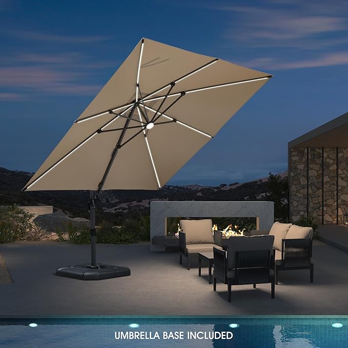 PURPLE LEAF 10 Feet Patio Umbrella - Image 2