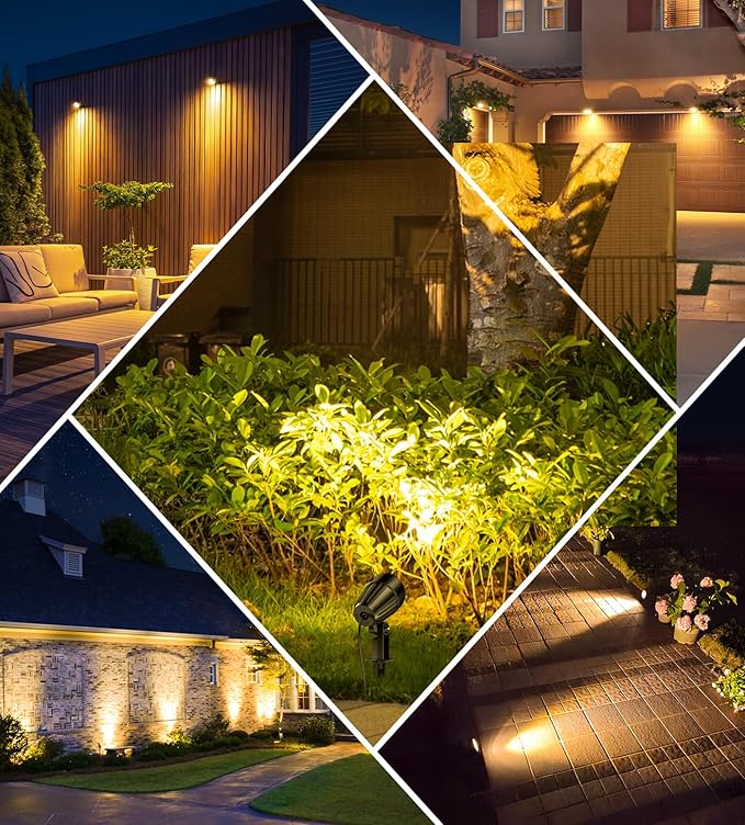 MEIKEE 7W LED Landscape Lights, 12V/24V Low Voltage Landscape Lighting IP66 - Image 9
