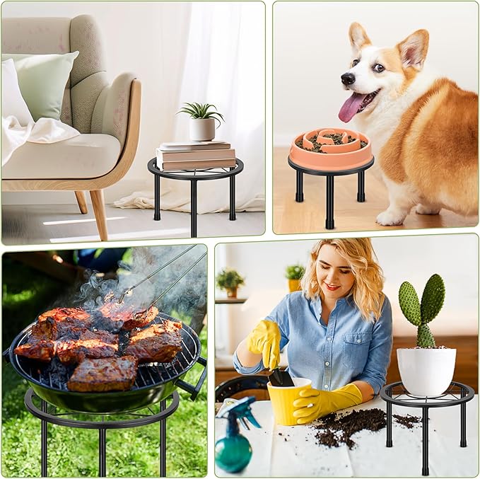 6 Pack Metal Plant Stands, Heavy Duty Plant Stand - Image 6