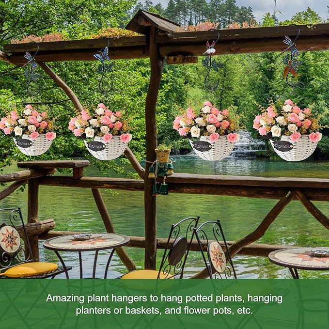 Large Decorative S Hooks, Beautiful and Vivid Plant Hook - Image 5