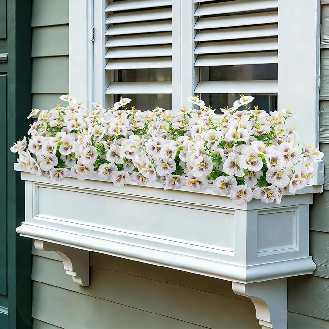 12 Bundles Artificial Pansy Flowers - Image 4