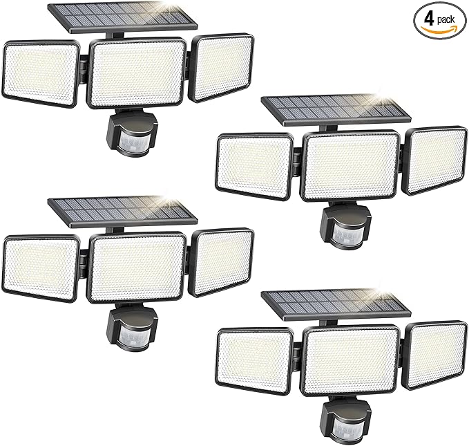 Philips Solar Security Light Outdoor 302 LED 1200lm，Solar-Powered Waterproof by PhilipsLightingLED