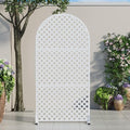 Casaphoria 72" H x 35" W Arched Metal Privacy Screen by Casaphoria
