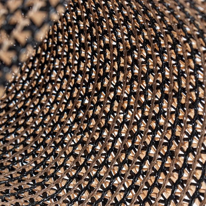 LOVE STORY 3'x6' Brown Balcony Screen Privacy Fence Cover UV Protection - Image 7