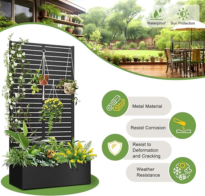 FENCY Metal Raised Garden Bed - Image 5