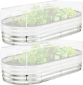 2 Pack Garden Netting for Raised Beds, 55.1" x 30" x 19.6" Garden Bed Insect by PurpleStar