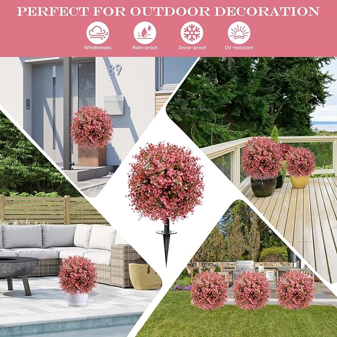 Artificial Topiary Bushes for Outdoors - Image 7