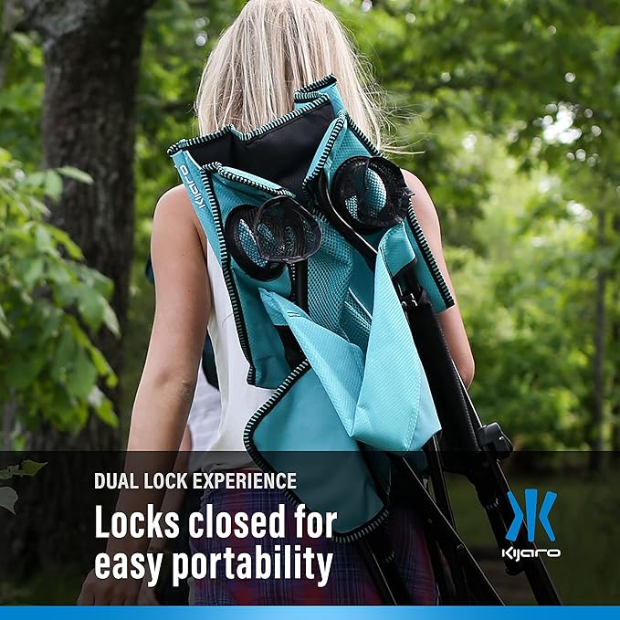 Kijaro XXL Dual Lock Portable Camping Chair - Image 7