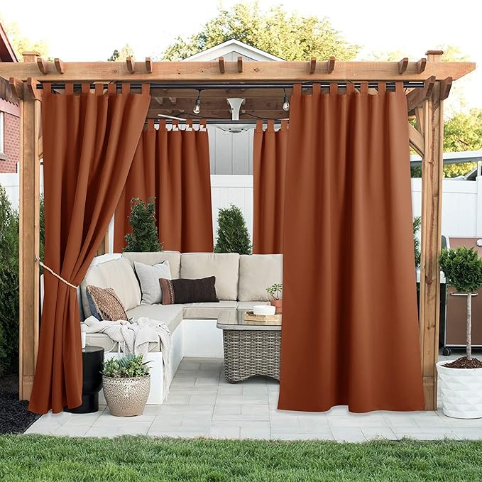 NICETOWN 2 Pieces Outdoor Curtainss - Image 2