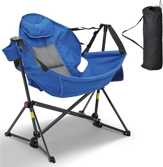 Ainfox Hammock Camping Chair, Foldable Portable Rocking Chairs by Ainfox
