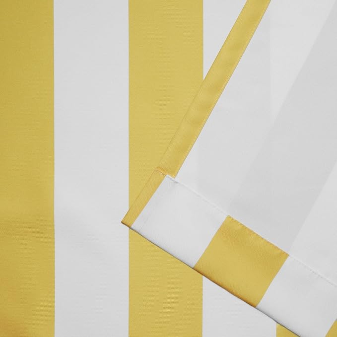 Exclusive Home Canopy Stripe Indoor/Outdoor Grommet Top Curtain Panel, Sunbath - Image 4