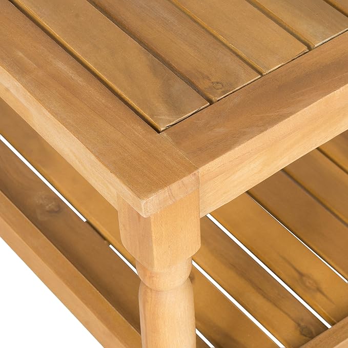 SAFAVIEH Outdoor Collection Oakley Coffee Table - Image 6