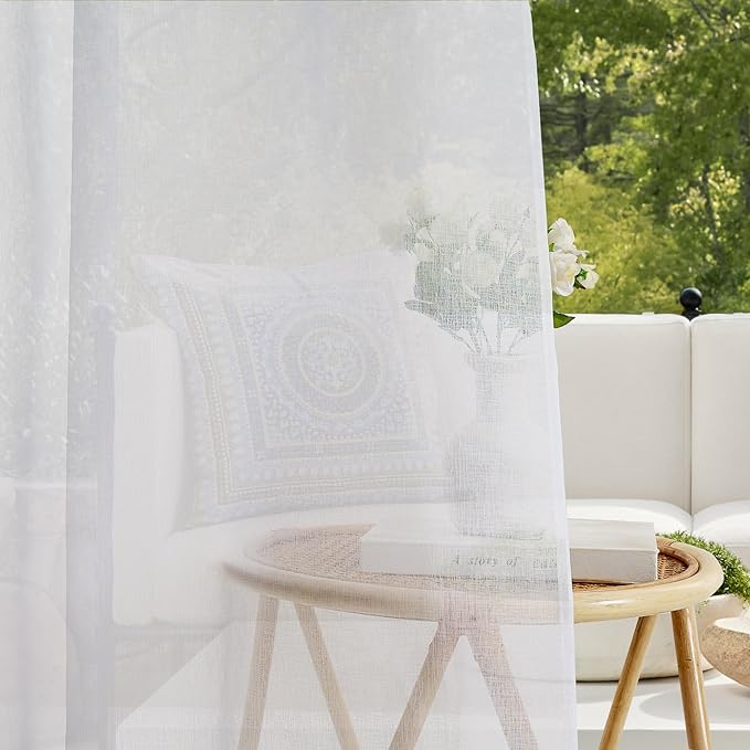 RYB HOME 2 Panels Porch Curtains Outdoor - Image 5