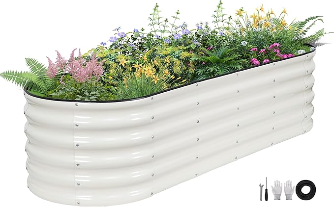 Galvanized Raised Garden Bed by BIRDSINYARD
