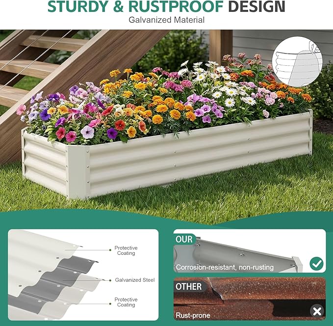 Galvanized Raised Garden Bed - Image 5