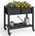 YITAHOME Raised Garden Bed, HIPS Poly Wood Elevated Planter Box by YITAHOME
