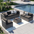 Aoxun Patio Furniture Sets, 7-Piece Outdoor Patio Furniture by Aoxun
