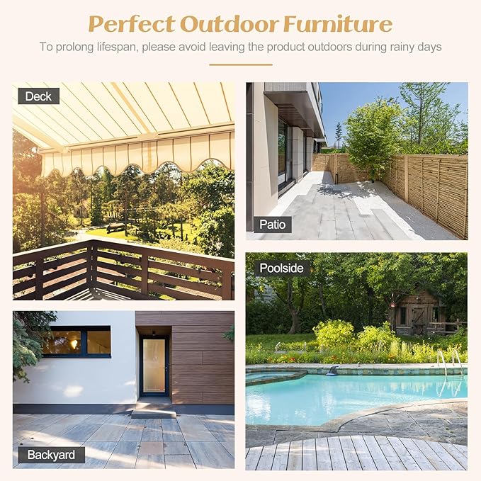 Tangkula Rattan Outdoor Storage Cabinet, Patiojoy Outdoor Cabinet - Image 9