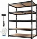 REIBII 2400LBS Storage Shelves 5 Tier Garage Shelving Heavy Duty, Adjustable by REIBII