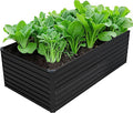 6x3x2FT Galvanized Raised Garden Bed Kit, Vegetable Plant Boxes-Rectangle Metal by DIIYIV