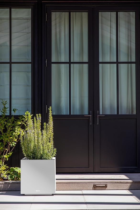 Veradek Block Series Cube Plastic Planter - Image 4
