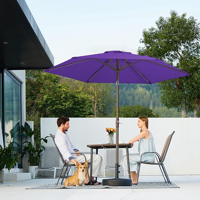 JEAREY 7.5FT Patio Umbrella Market Table Umbrella - Image 8