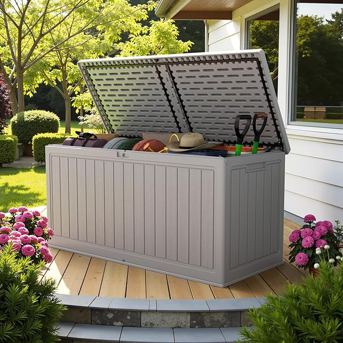 Devoko 260 Gallon Double-Wall Deck Box - Image 7