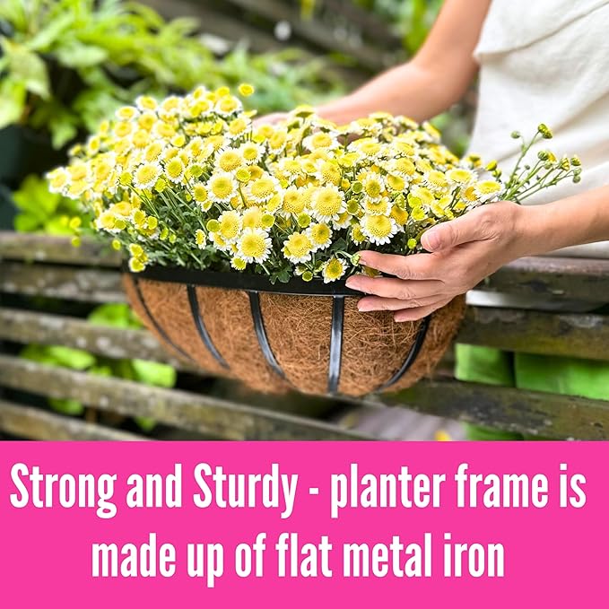 LaLaGreen Wall Planters for Outdoor Plant Deck Railing Planter Boxes for - Image 7