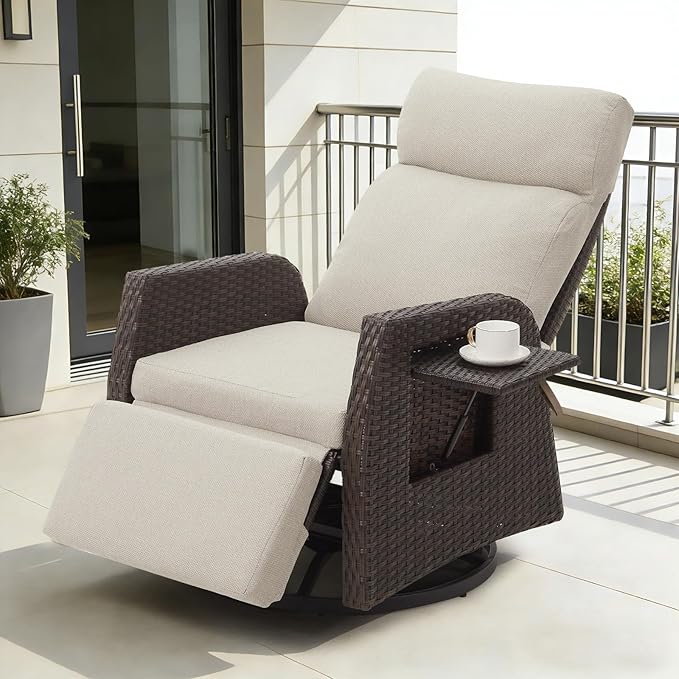 Adjustable Outdoor Recliner Chair by Unknown