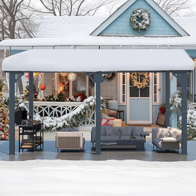 AECOJOY 14' x 8' Gazebo Outdoor Pergola - Image 6
