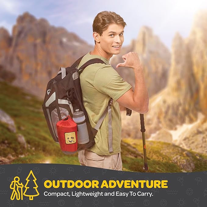 Durable Hammock 500 lb Capacity, Nylon Camping Hammock Chair - Image 7