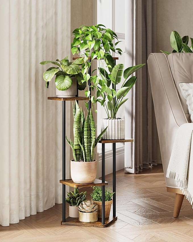 Tall Plant Stand Indoor 5 Tiered Plant Shelf - Image 6