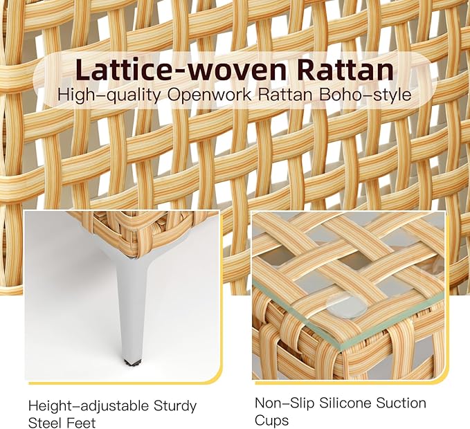 3-Piece L-Shaped Patio Furniture Set - Image 5