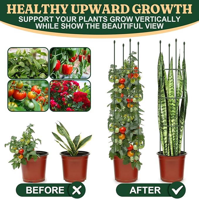 Round Heavy Duty Tomato Cage - Image 7