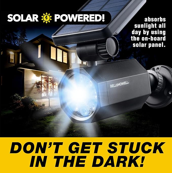 Bell+Howell Bionic Spotlight Motion Solar Spot Lights Outdoor Waterproof - Image 2