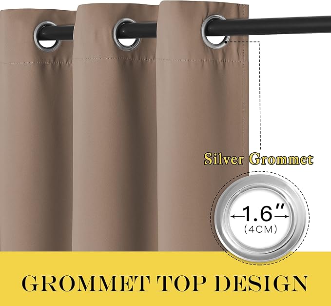 NICETOWN Blackout Curtain 90 inches Long - Image 3