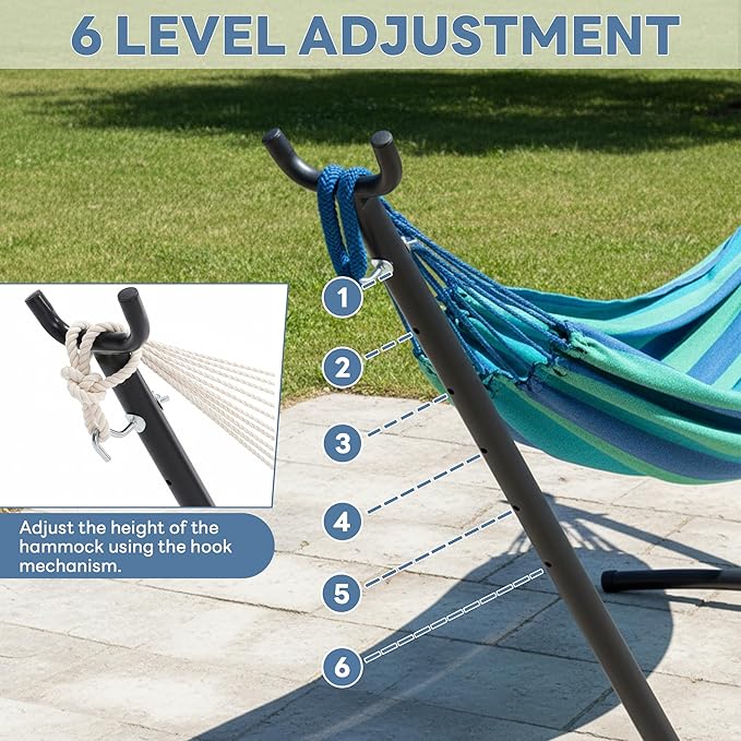 DUMOS Hammock Stand Only, Heavy Duty Hammock Stands - Image 2