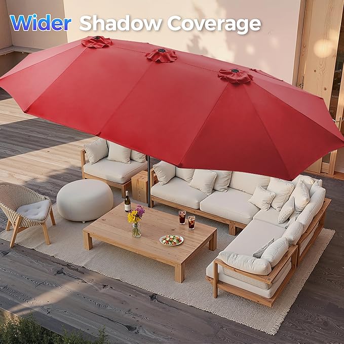 SUPERJARE 15FT Outdoor Umbrella - Image 4