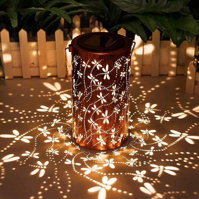 Birthday Gifts for Women Mom Grandma Ladies Solar Lanterns Outdoor Hanging by DIBIEECN