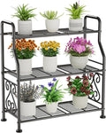 GIOTORENT Plant Stand Outdoor Indoor 3 Tier Metal Waterproof by GIOTORENT