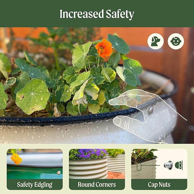 Vego garden 26" Extra Tall Raised Garden Bed Kits, 9 in 1 Modular Raised - Image 5