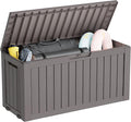 Outdoor Storage Box, Resin Deck Boxes Indoor and outdoor, Waterproof Storage by NBYSGO