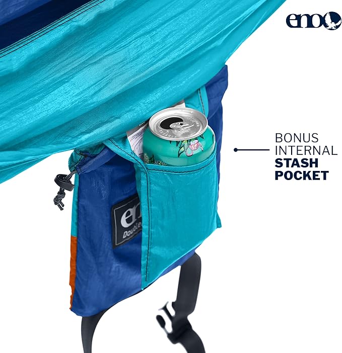 ENO, Eagles Nest Outfitters DoubleNest Lightweight Camping Hammock, 1 to 2 - Image 3