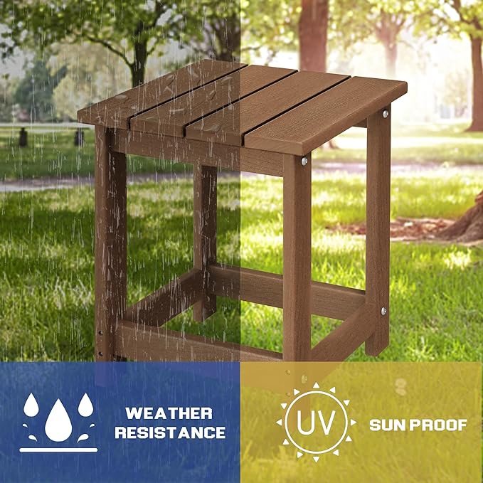 LZRS Adirondack Square Outdoor Side Table - Image 9