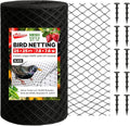Heavy Duty Bird Netting for Garden Protection & Fruit Trees, 25x25 Ft by Aticca